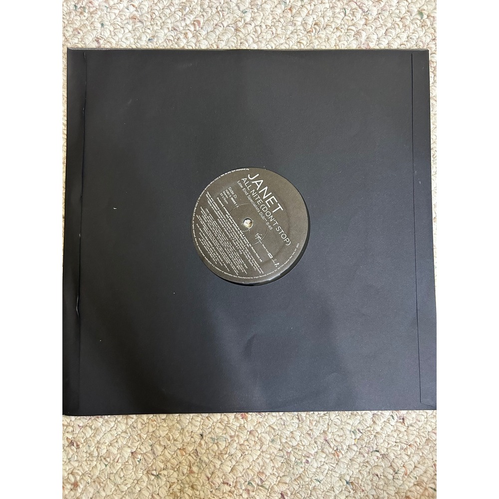 Janet Jackson All Nite Don't Stop 12" Vinyl Promo Remixes Sander Kleinenberg Dub